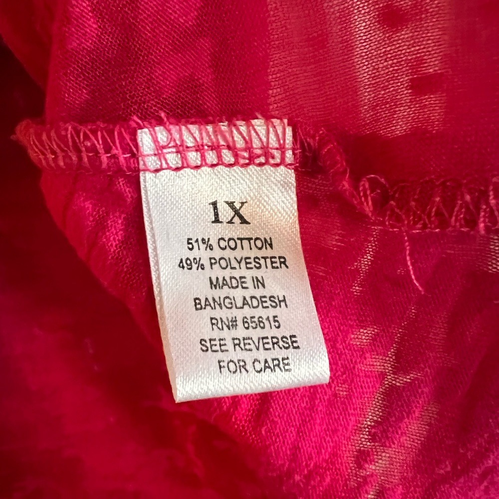 Pink V Neck Top - Picture 5 of 5